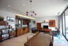 Lake view and spacious apartment for rent in Vu Mien st, Tay Ho, Ha Noi